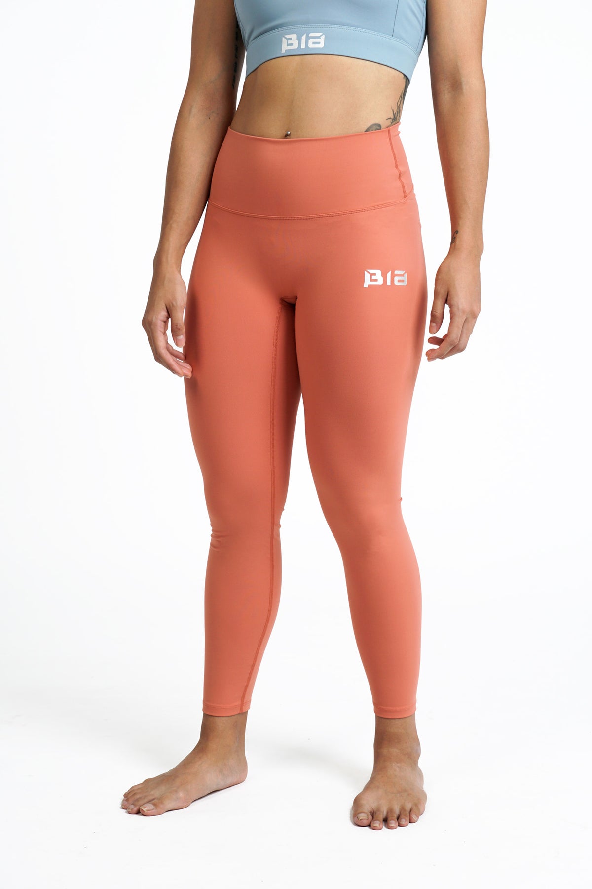 BIA AdaptFit High Waisted Leggings - Peach – BiaAthletics